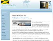 Tablet Screenshot of healthtipsja.com